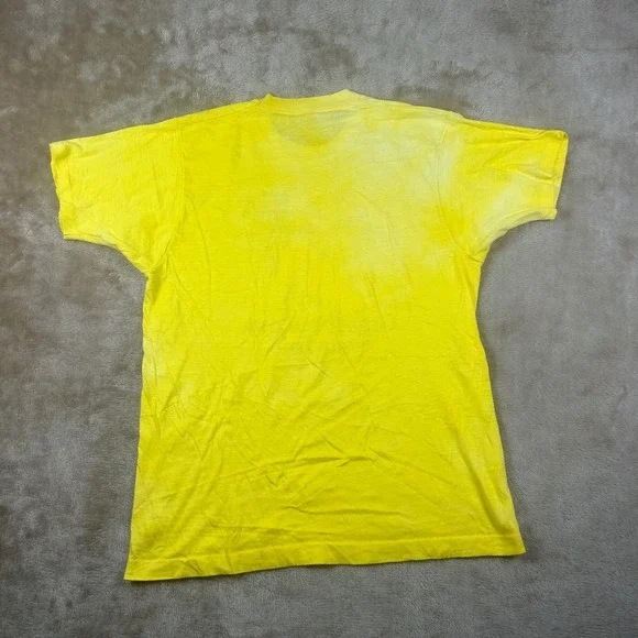 Vintage Screen Stars Mark Twain Great New York State Fair Milk T-Shirt Yellow L - Picture 7 of 8